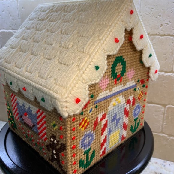 Gingerbread House Holiday Cross Stitch - Already Made for you! #3 - Picture 4 of 7